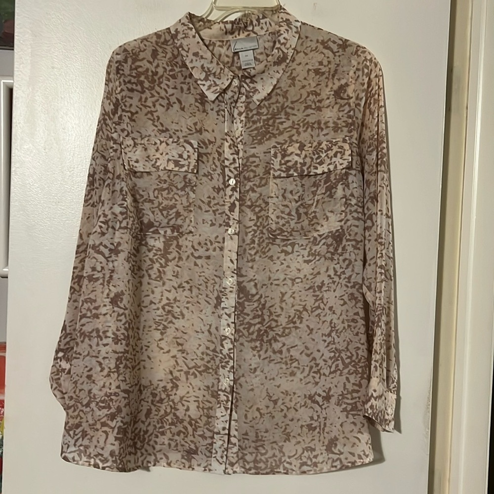 Lane Bryant chiffon blouse